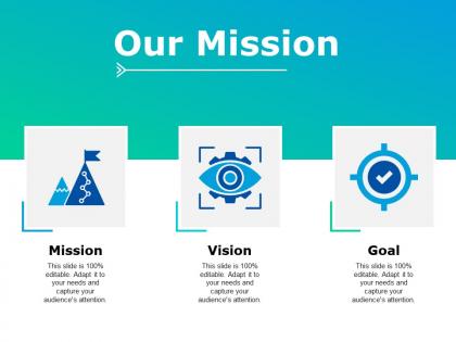 Our mission vision goal ppt powerpoint presentation portfolio maker
