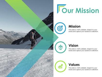 Our mission vision values ppt powerpoint presentation layouts samples