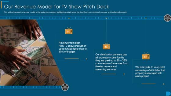 Our Revenue Model For Tv Show Pitch Deck Ppt File Slides