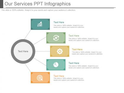 Our services ppt infographics