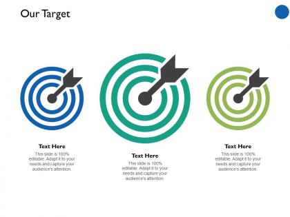 Our target arrow competition ppt professional example introduction