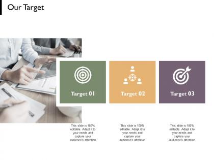Our target arrows planning c744 ppt powerpoint presentation diagram images