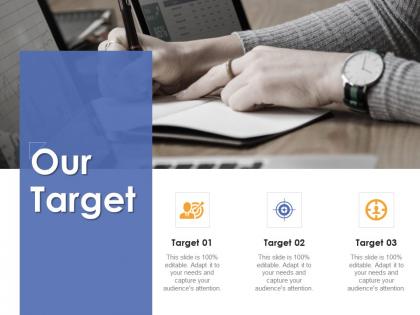 Our target goal success k333 ppt powerpoint presentation file master