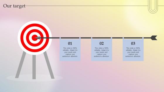 Our Target Implementing Culture Branding For Developing Brand Icon Ppt Presentation Styles Tips
