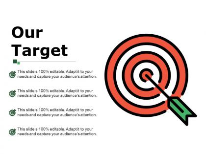 Our target ppt design