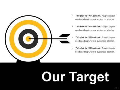 Our target ppt inspiration summary
