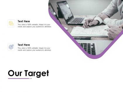 Our target success growth k361 ppt powerpoint presentation gallery formats