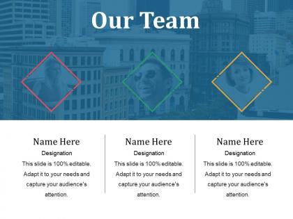 Our team powerpoint slide show template 1