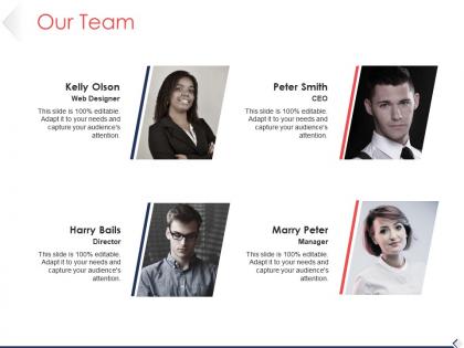 Our team ppt presentation examples template 1