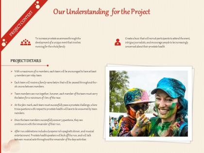 Our understanding for the project ppt powerpoint presentation summary picture
