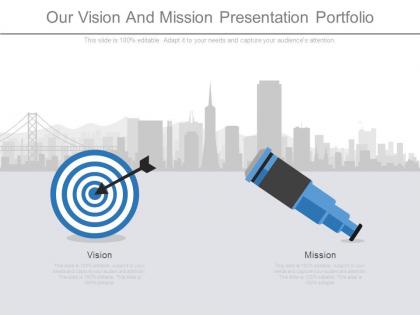 Our vision and mission presentation portfolio