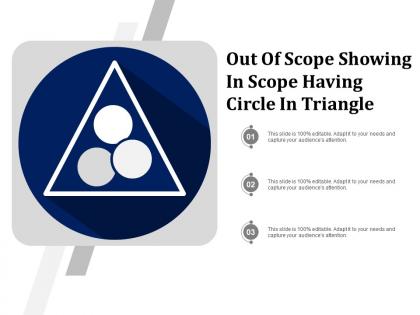 Out of scope showing in scope having circle in triangle