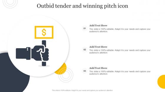 Outbid Tender And Winning Pitch Icon