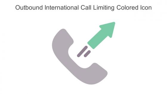 Outbound International Call Limiting Colored Icon In Powerpoint Pptx Png And Editable Eps Format