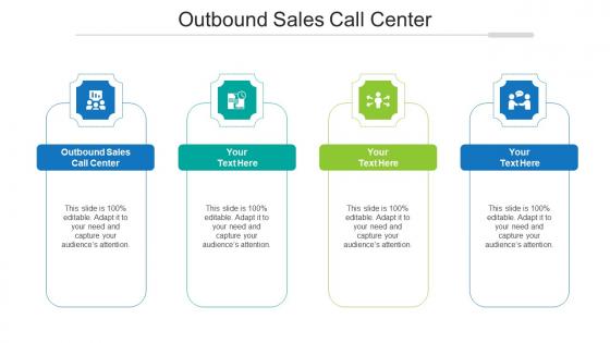 Outbound sales call center ppt powerpoint presentation slides layout ideas cpb