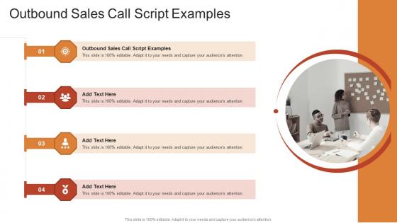 Outbound Sales Call Script Examples In Powerpoint And Google Slides Cpb