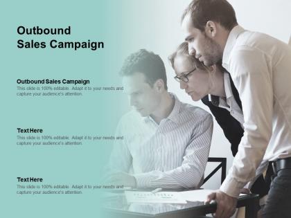 Outbound sales campaign ppt powerpoint presentation model gridlines cpb