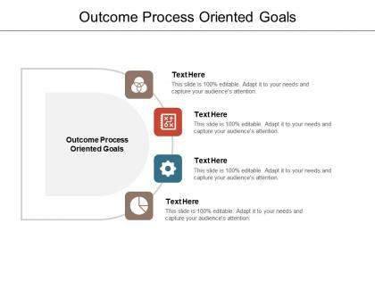 Outcome process oriented goals ppt powerpoint presentation infographics images cpb