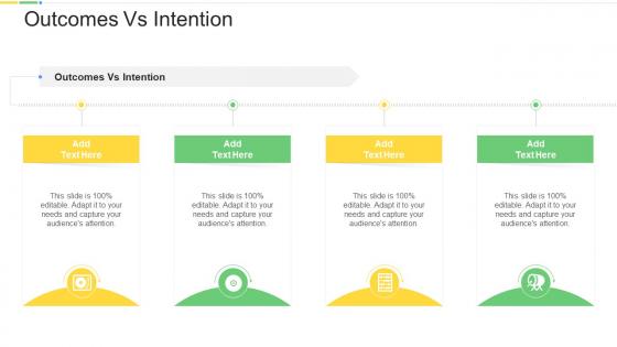 Outcomes Vs Intention In Powerpoint And Google Slides Cpb