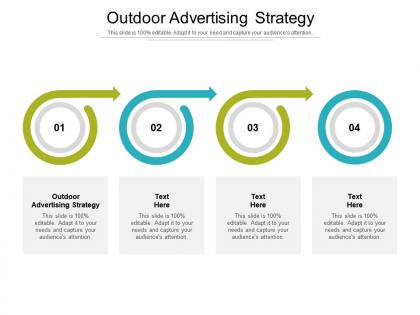 Outdoor advertising strategy ppt powerpoint presentation ideas background images cpb