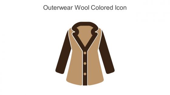 Outerwear Wool Colored Icon In Powerpoint Pptx Png And Editable Eps Format