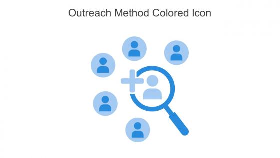 Outreach Method Colored Icon In Powerpoint Pptx Png And Editable Eps Format