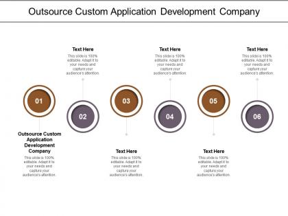 Outsource custom application development company ppt powerpoint presentation infographic template microsoft cpb