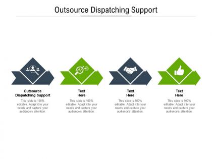 Outsource dispatching support ppt powerpoint presentation layouts model cpb