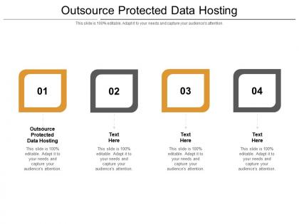 Outsource protected data hosting ppt powerpoint presentation outline layout cpb