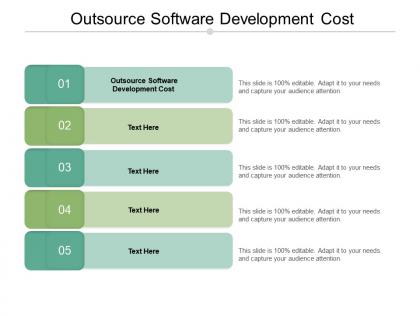 Outsource software development cost ppt powerpoint presentation inspiration file formats cpb