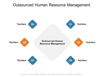 Outsourced human resource management ppt powerpoint presentation slides cpb