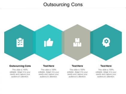 Outsourcing cons ppt powerpoint presentation file graphics cpb
