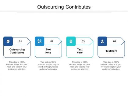 Outsourcing contributes ppt powerpoint presentation pictures guidelines cpb
