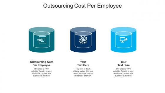 Outsourcing cost per employee ppt powerpoint presentation file backgrounds cpb