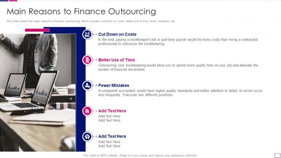 Outsourcing finance and accounting services reasons to finance outsourcing