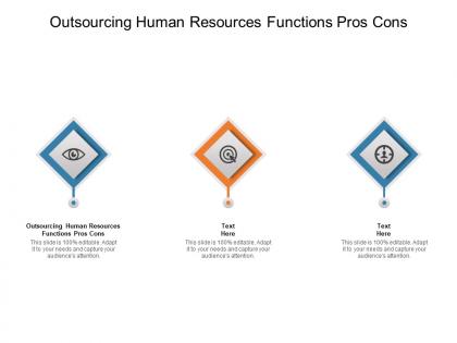Outsourcing human resources functions pros cons ppt powerpoint ideas cpb