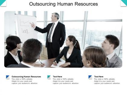 Outsourcing human resources ppt powerpoint presentation gallery background cpb