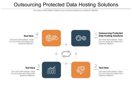 Outsourcing protected data hosting solutions ppt powerpoint presentation infographic template show cpb