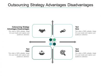 Outsourcing strategy advantages disadvantages ppt powerpoint styles slide cpb