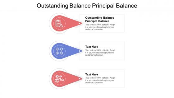 Outstanding balance principal balance ppt powerpoint presentation layouts designs download cpb