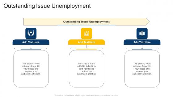 Outstanding Issue Unemployment In Powerpoint And Google Slides Cpb