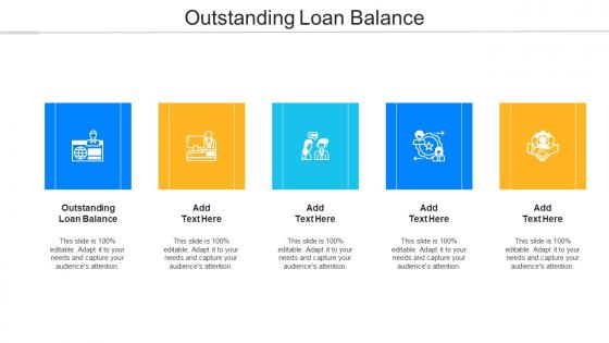 Outstanding Loan Balance Ppt Powerpoint Presentation Pictures Outfit Cpb