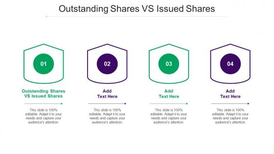 Outstanding Shares VS Issued Shares Ppt Powerpoint Presentation Example Cpb