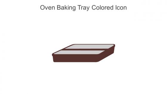Oven Baking Tray Colored Icon In Powerpoint Pptx Png And Editable Eps Format