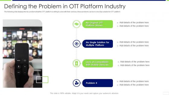 Over the top industry investor funding defining the problem in ott platform industry