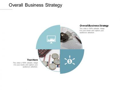 Overall business strategy ppt powerpoint presentation pictures slideshow cpb