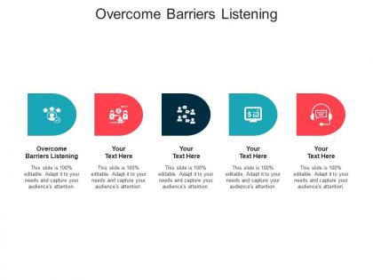 Overcome barriers listening ppt powerpoint presentation show designs download cpb