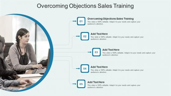 Overcoming Objections Sales Training In Powerpoint And Google Slides Cpb