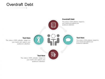 Overdraft debt ppt powerpoint presentation pictures example cpb