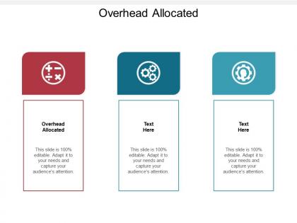 Overhead allocated ppt powerpoint presentation layouts elements cpb
